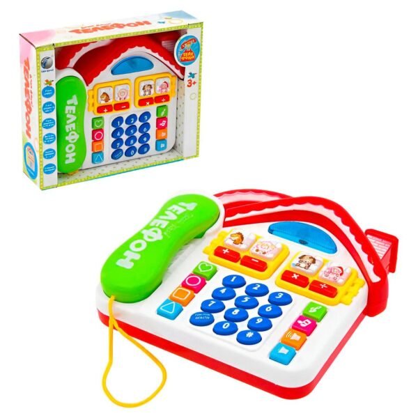 Teléfono musical educativo de juguete