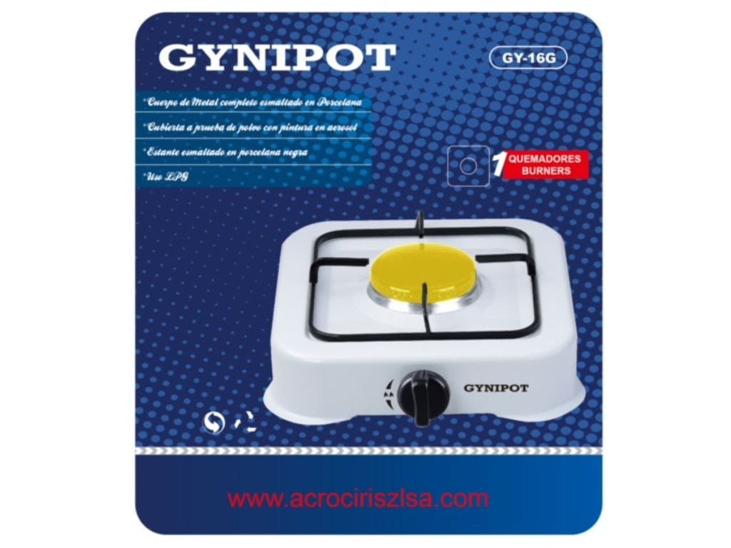 Estufa a gas de mesa Gynipot 1 puesto