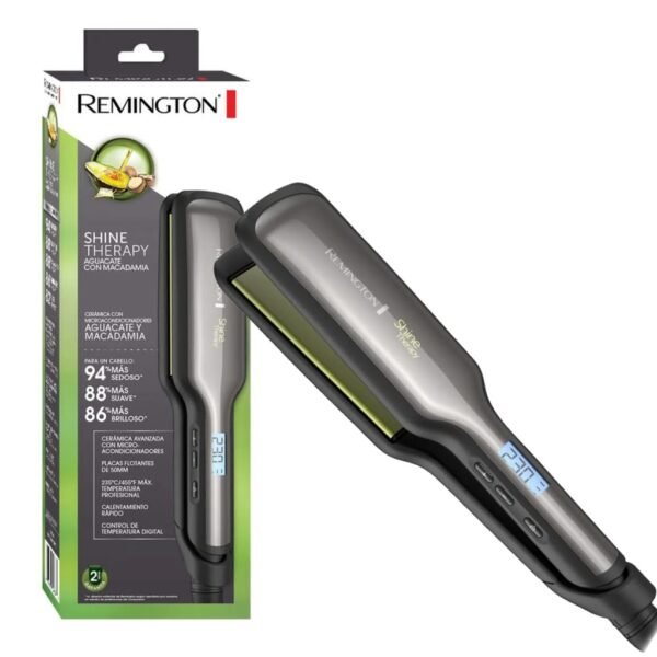 Plancha Remington Shine Therapy Aguacate placa ancha (original)