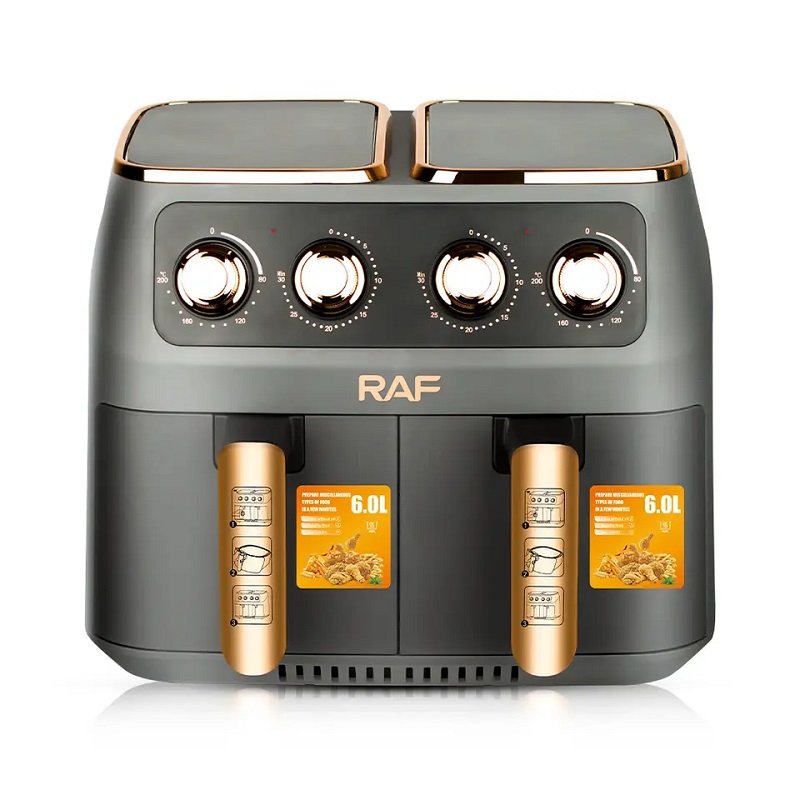 Freidora de aire RAF doble 7 L