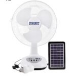 Ventilador Gynipot 12" con panel solar