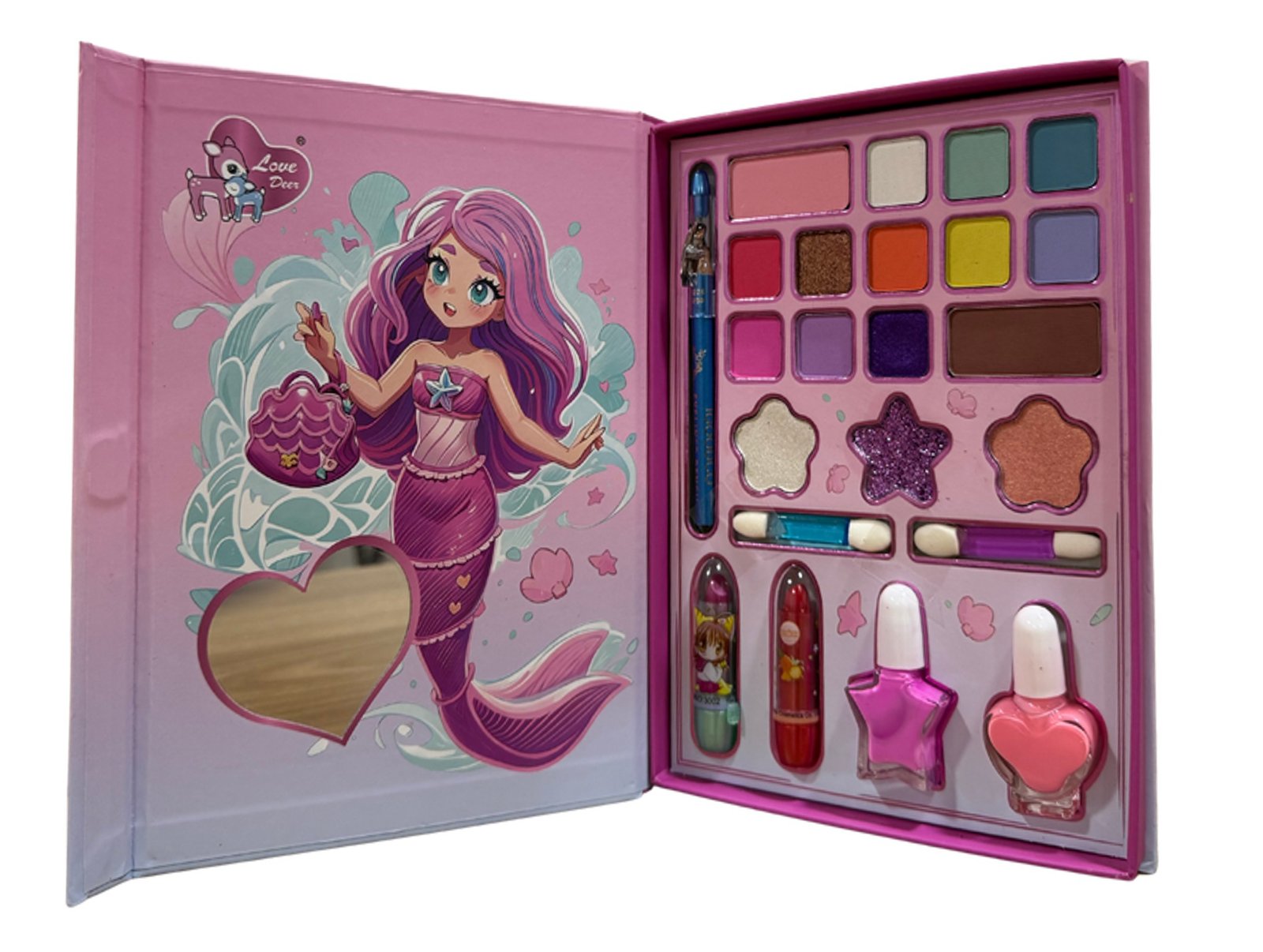 Set de maquillaje infantil Sirena