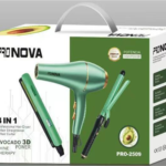 Kit Pronova 3 en 1 Avocado: plancha, secador y rizador