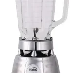 Licuadora Kalley cromada 3 velocidades vaso de vidrio