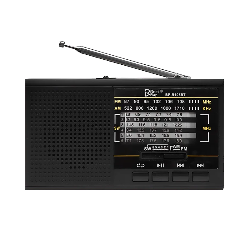 Radio AM/FM Beck Play BP-R105BT con Bluetooth