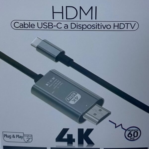 Cable HDMI para celular tipo C