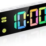 Reloj digital de mesa RGB