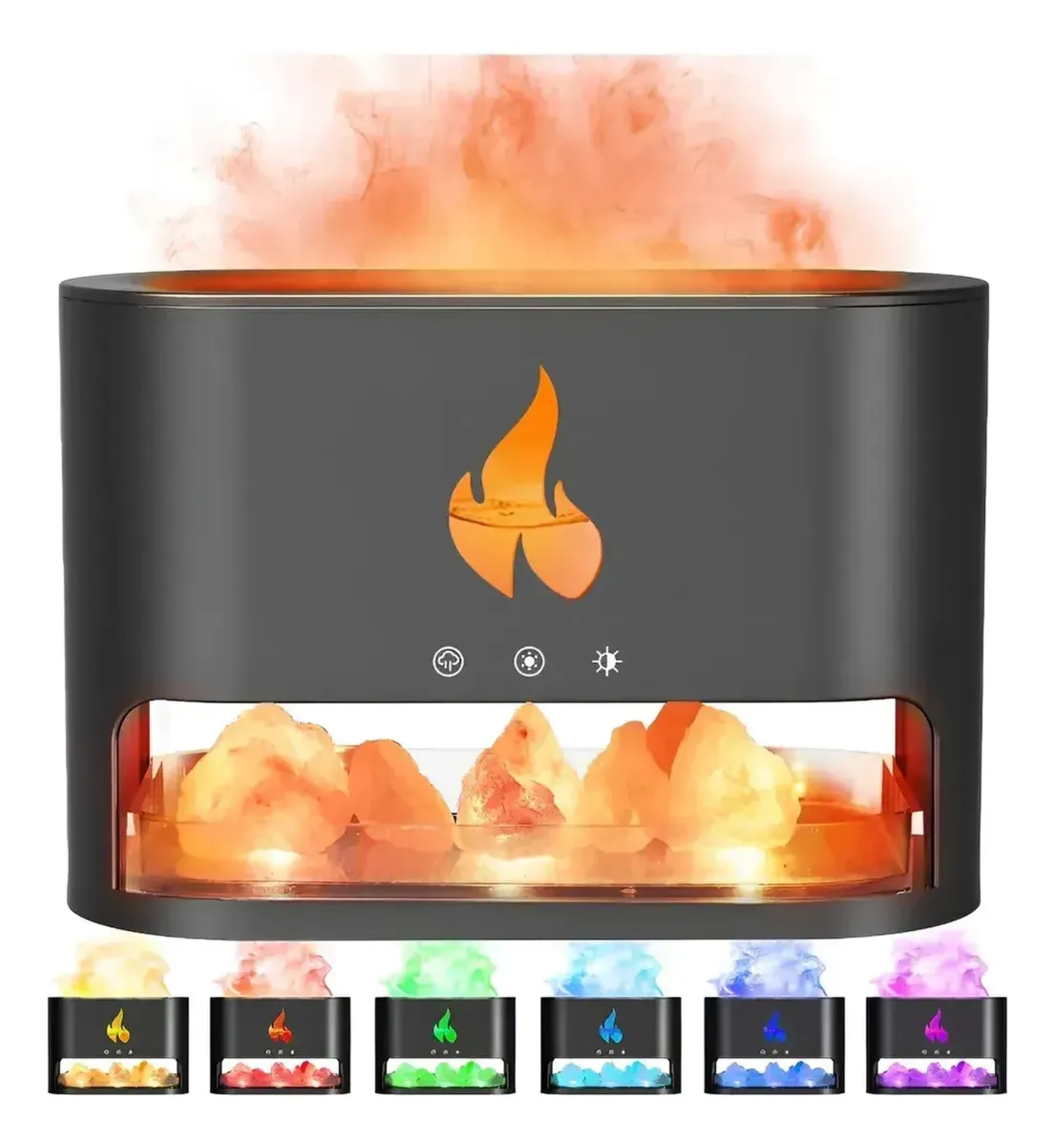 Humidificador difusor de aroma tipo chimenea
