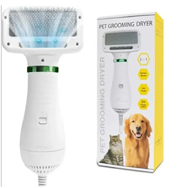 Cepillo secador para mascotas 2 en 1 300 W