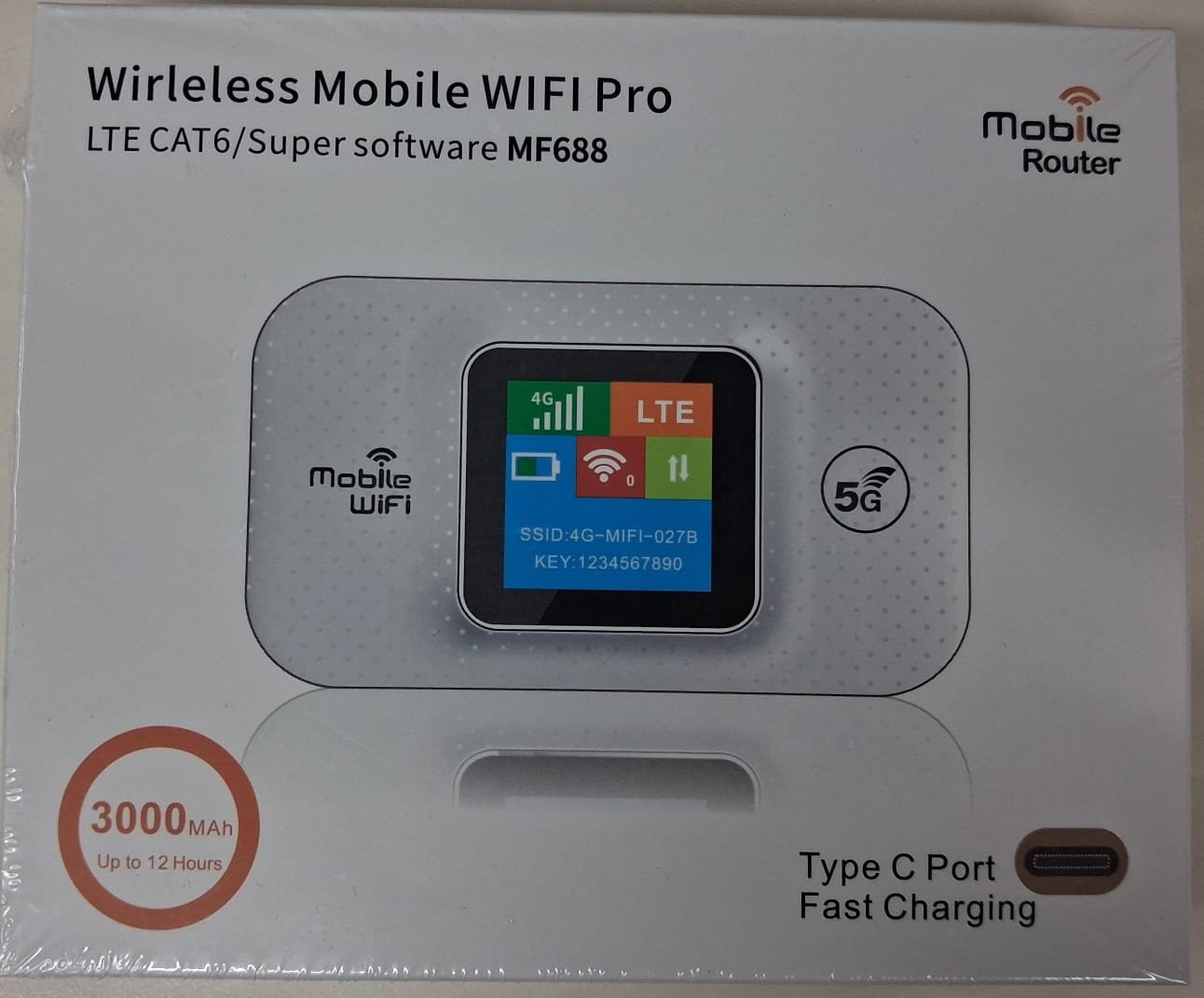 Módem WiFi portátil 4G LTE MF688