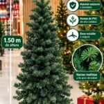 Árbol de Navidad Medellín 1,50 m (214 puntas)