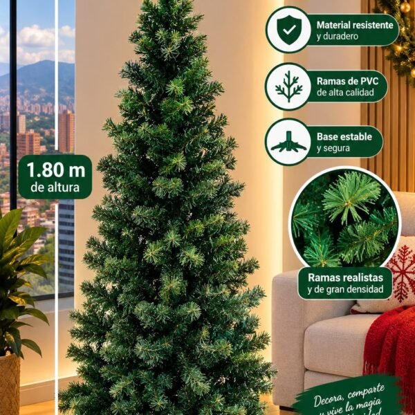 Árbol de Navidad Medellín 1,80 m (252 puntas)