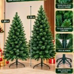Árbol de Navidad verde 1,80 m