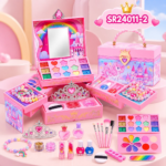 Cofre de maquillaje infantil con corona grande