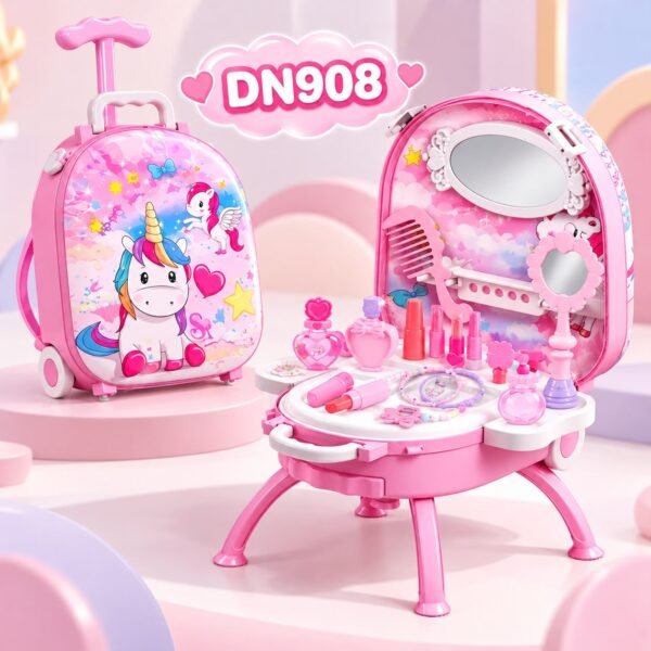 Maleta tocador de maquillaje infantil
