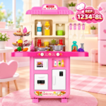 Cocinita de juguete para niñas 51 piezas