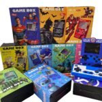 Consola retro portátil con 500 juegos y pantalla de 3"