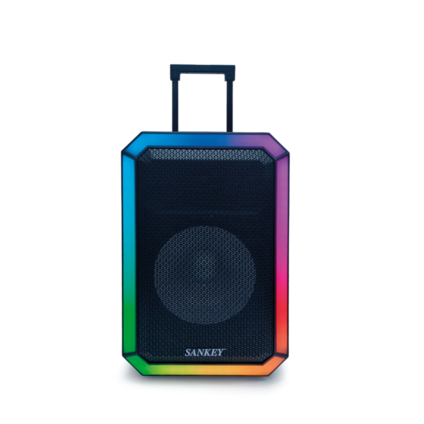 Parlante Sankey 15" PA15129STM con trípode y micrófono