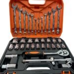 Set de herramientas con raches y llaves 37 piezas