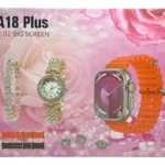 Combo smartwatch A18 Plus con reloj análogo