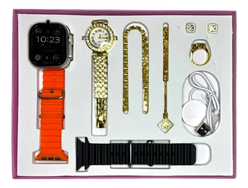 Combo smartwatch A18 Plus con reloj análogo - Imagen 2
