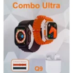 Combo smartwatch Ultra Q9 con audífonos