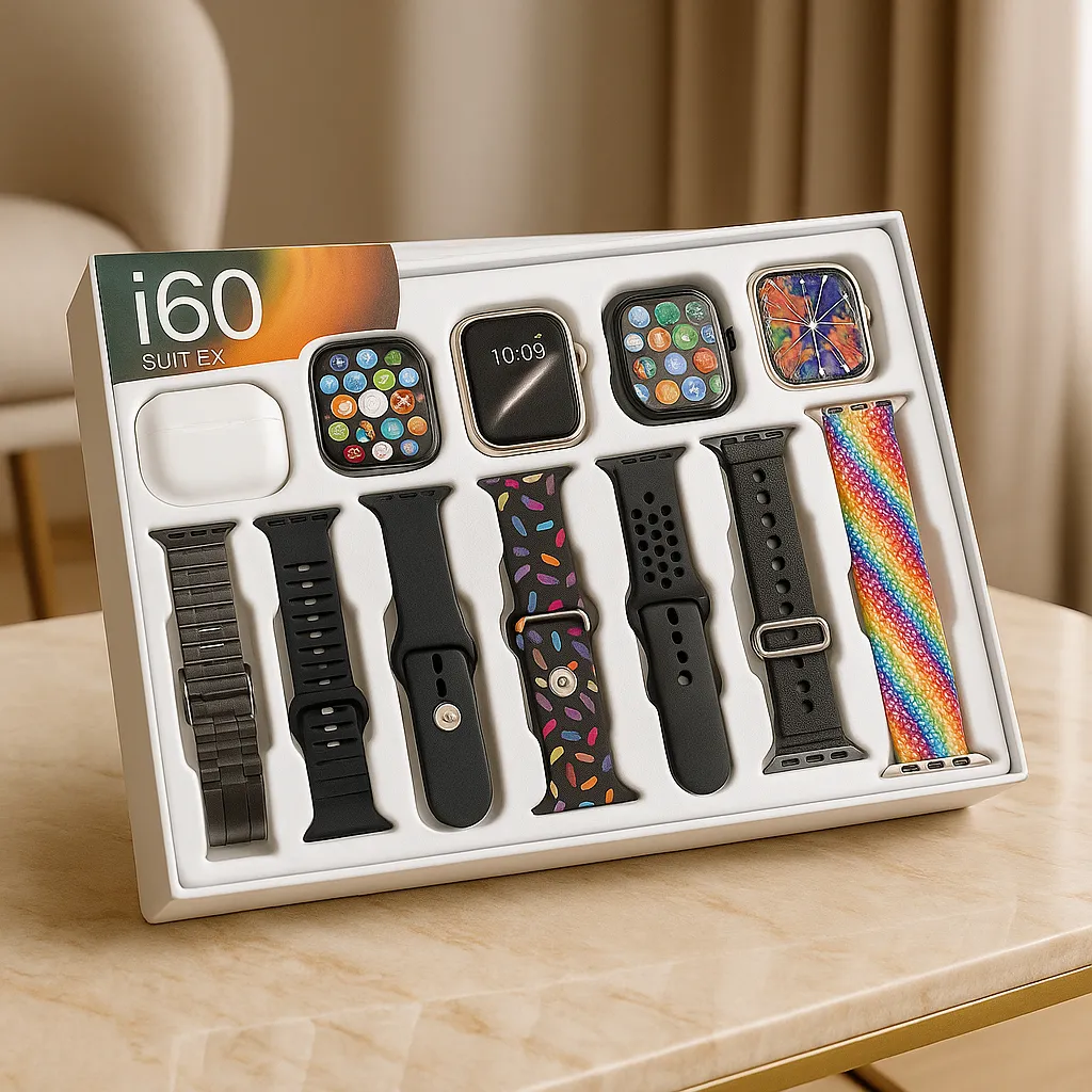 Combo smartwatch i60 con 10 accesorios