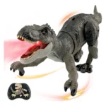 Dinosaurio T-Rex a control remoto con vapor