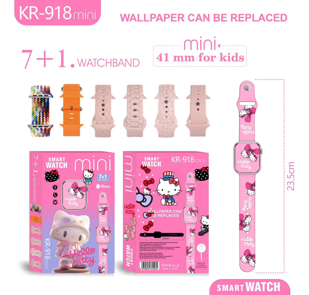 Combo smartwatch infantil mini KR-918 - Imagen 4