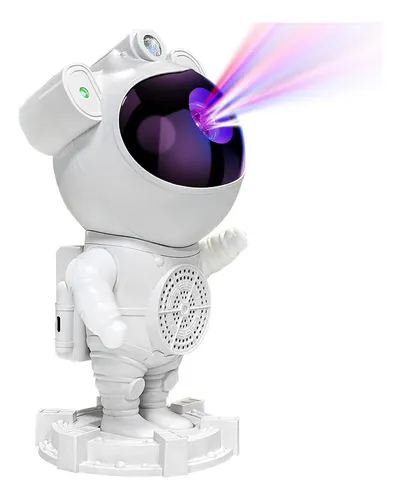 Proyector astronauta con luz LED, láser y parlante - Imagen 2
