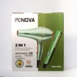 Secador y plancha 2 en 1 Pronova Avocado 3D