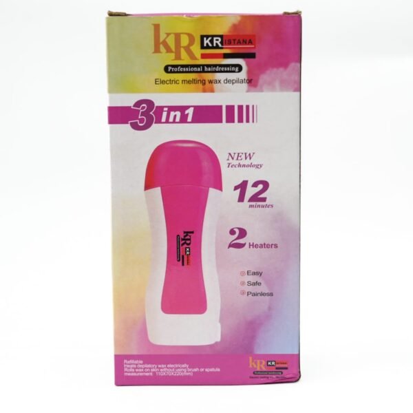 Calentador de cera roll-on para depilación