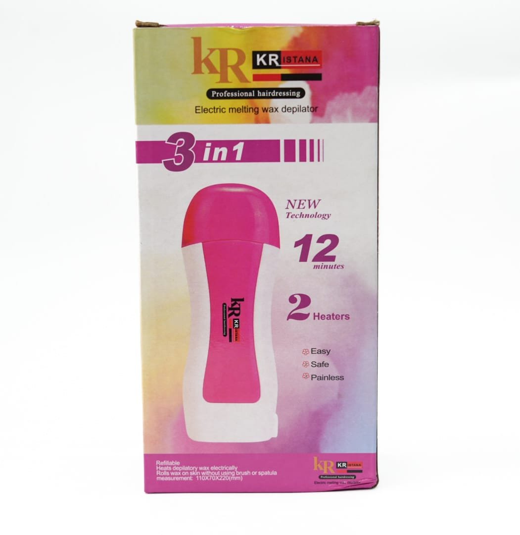 Calentador de cera roll-on para depilación