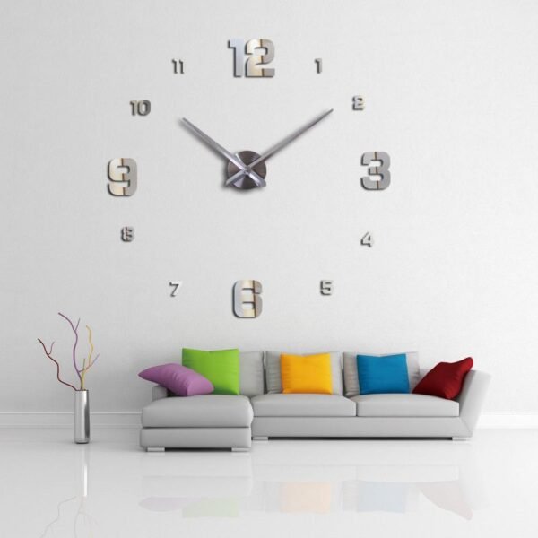 Reloj de pared adhesivo pequeño
