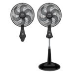 Ventilador Comfort Max 6 aspas negro