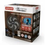 Ventilador Extremo Glass 6 aspas negro