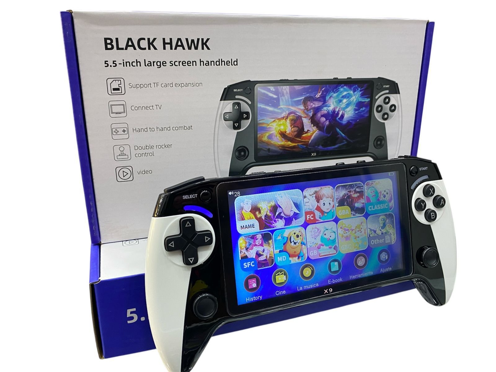 Consola portátil X9 de 5,5" con doble joystick - Imagen 3