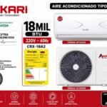 Aire acondicionado mini split Akari 18.000 BTU 220 V