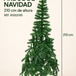 Árbol de Navidad verde 2,10 m RGB2095