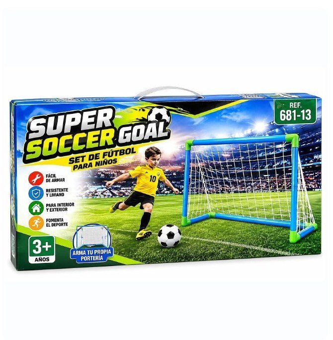 Arco de fútbol para niños Super Soccer Goal