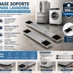 Base soporte ajustable para nevera y lavadora