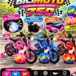 Bicimoto infantil 750 con casco rin 12