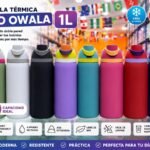 Botella térmica 1 L con pitillo