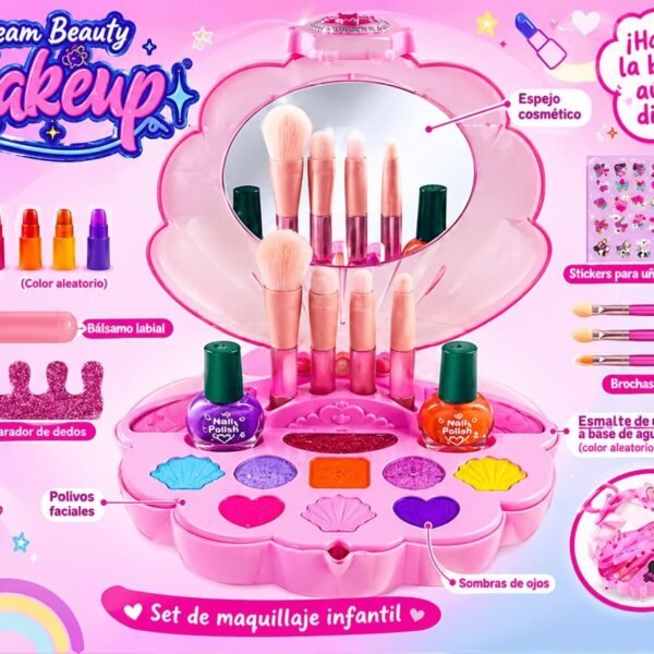 Cofre de maquillaje infantil Dream Beauty con espejo