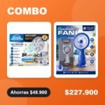 Combo Fresquito: ventilador de pedestal 18" + mini ventilador de mano