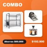 Combo Cocina Ordenada: escurridor + organizador + especiero