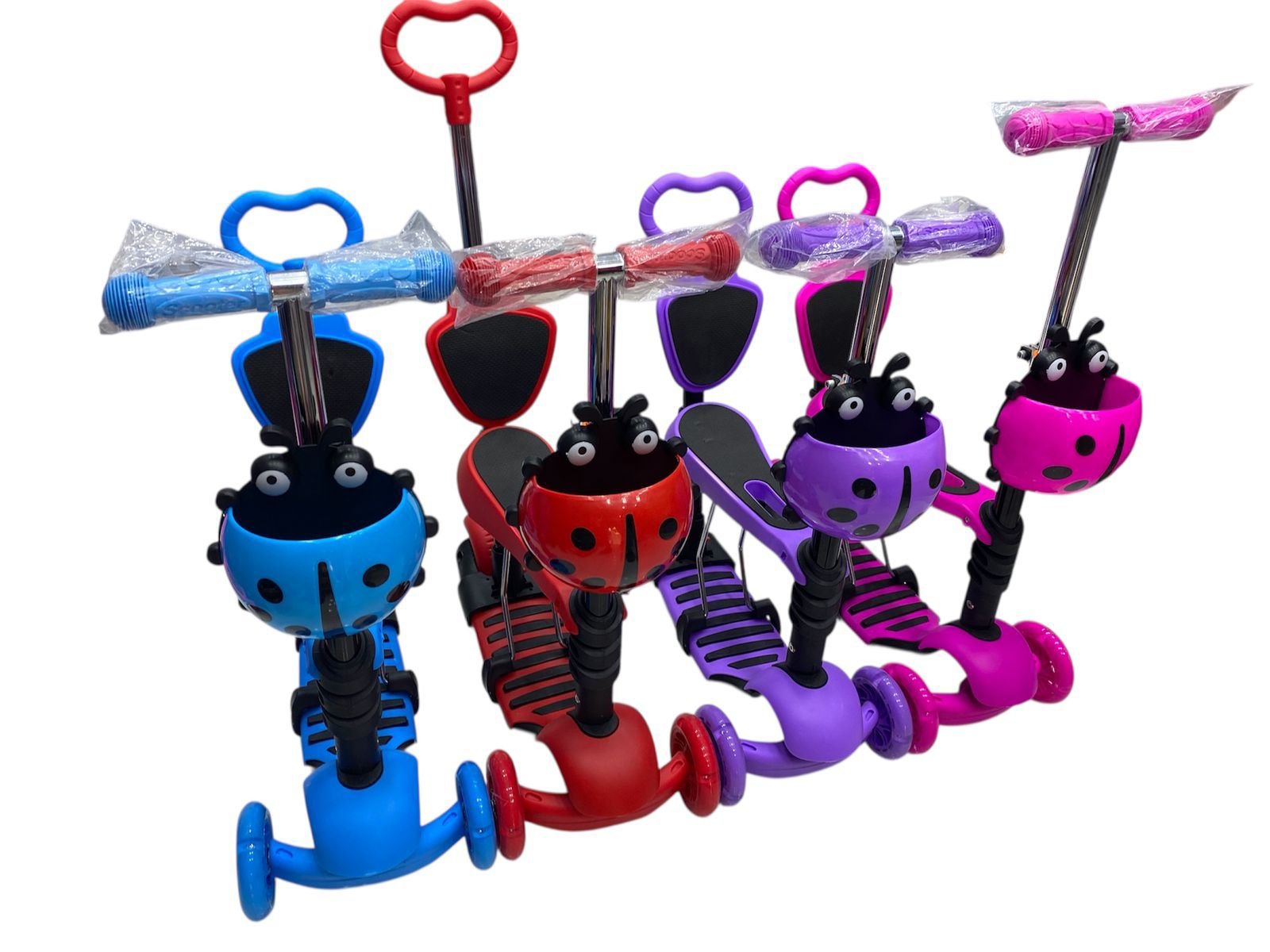 Scooter infantil 3 en 1 Mariquita