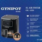 Freidora de aire Gynipot GY-818 5 L con ventana
