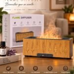 Difusor de aroma efecto llama con control remoto