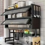 Escurridor de platos con puertas 65 cm